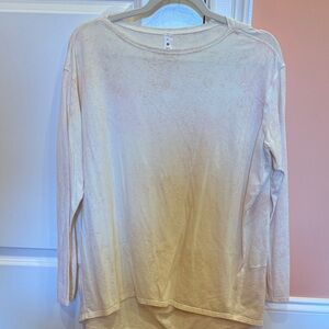 Lululemon Love pinkish Long Sleeve Top